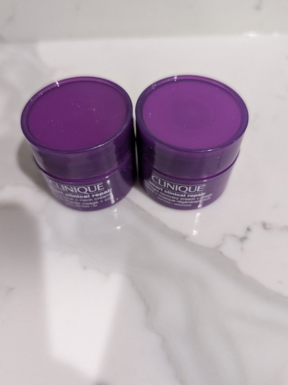 Clinique smart clinical repair overnight mask and lifting face and neck cream